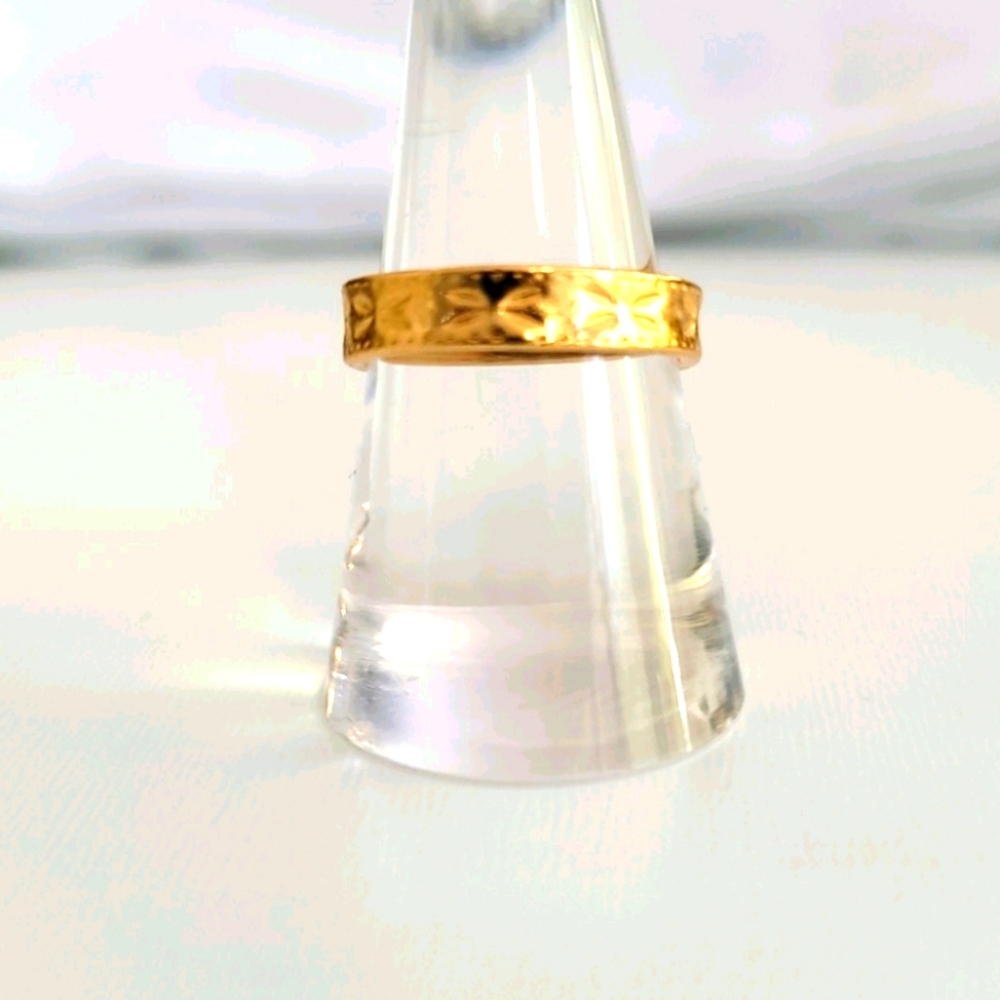 Vintage Gold Butterfly Design Ring Size 7 Women's Jewelry